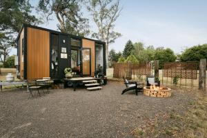 Vrt pred nastanitvijo Charmingly Tiny by Tiny Away