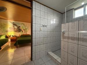 Koupelna v ubytování La Tigra Mountain House + 37 fotografií