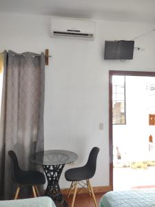 Een TV en/of entertainmentcenter bij Hotel Casa de Copan
