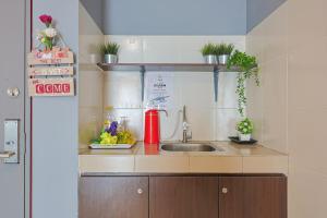 Kuchyň nebo kuchyňský kout v ubytování 5mins to Sunway Pyramid #Subang SS15 Cozy Studio Menara Rajawali