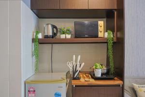 Kuchyň nebo kuchyňský kout v ubytování 5mins to Sunway Pyramid #Subang SS15 Cozy Studio Menara Rajawali