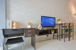 TV a/nebo společenská místnost v ubytování 5mins to Sunway Pyramid #Subang SS15 Cozy Studio Menara Rajawali