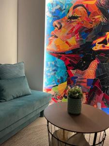 Χώρος καθιστικού στο Madi apartment