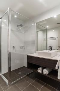 Leumeah Lodge tesisinde bir banyo