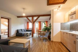 Kuchyň nebo kuchyňský kout v ubytování Apartment Vlčice u Trutnova