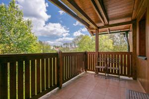 Balkón nebo terasa v ubytování Apartment Vlčice u Trutnova