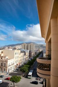 a view of a city with buildings and a street at Casa Vacanze Fardella Centrale in Trapani