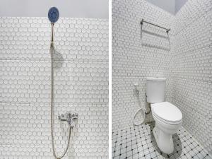 Koupelna v ubytování Hotel O Beda Arga Near Rs Royal Prima Ayahanda