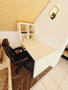 Posezení v ubytování Ferienwohnung in Karlsbad