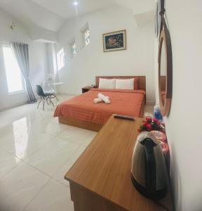 Postel nebo postele na pokoji v ubytování ALEX HOTEL Peony