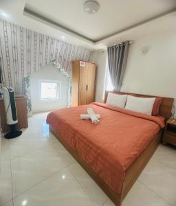 Postel nebo postele na pokoji v ubytování ALEX HOTEL Peony