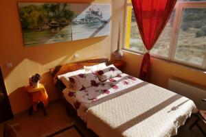 Postel nebo postele na pokoji v ubytování Casa di Luce