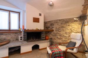 Posezení v ubytování La Dimora del Borgo