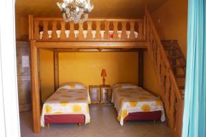 Postel nebo postele na pokoji v ubytování Casa di Luce