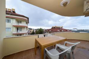 Balkón nebo terasa v ubytování Sevgi Tatil Sitesi