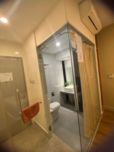 Koupelna v ubytování Hotel Vevo Puchong Malaysia