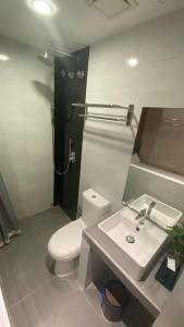 Koupelna v ubytování Hotel Vevo Puchong Malaysia