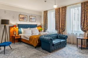 Postel nebo postele na pokoji v ubytování Hotel Diament Plaza Katowice