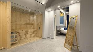 Koupelna v ubytování Shanti Rooms & Apartments Lucullo