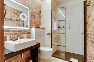 Koupelna v ubytování Hotel Diament Plaza Katowice