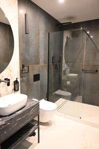 Koupelna v ubytování Hotel Centrum Malbork