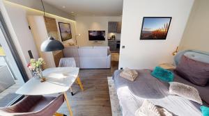 Χώρος καθιστικού στο Ocean House Glück