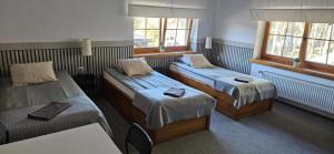 Postel nebo postele na pokoji v ubytování Biały Bór Rooms