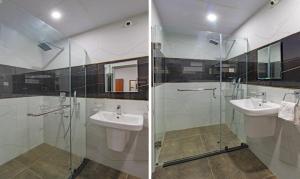 Vannituba majutusasutuses Hotel Abhi Suites