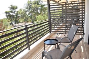 Balkón nebo terasa v ubytování MALUX Aegean Maisonettes