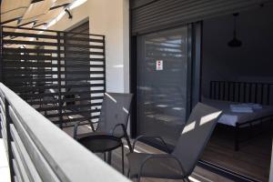 Balkón nebo terasa v ubytování MALUX Aegean Maisonettes