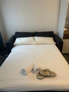 Postel nebo postele na pokoji v ubytování REALE B&b EMPOLI