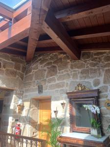 Balkon atau teras di Hotel Rústico San Jaime