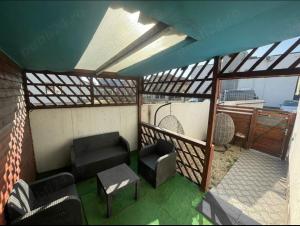 Χώρος καθιστικού στο Apartament Yuk