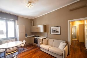 Un lugar para sentarse en Darsena Navigli Luxury Living