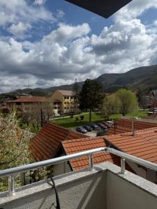 Nespecifikovaný výhled na hory nebo výhled na hory při pohledu z apartmánu