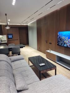 TV a/nebo společenská místnost v ubytování Premium apartment in Porta Batumi Tower