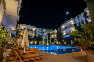 Bazén v ubytování Kech Boutique Hotel & Spa nebo v jeho okolí