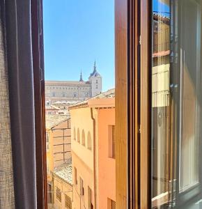 Nespecifikovaný výhled na destinaci Toledo nebo výhled na město při pohledu z penzionu – hostince