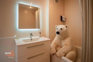 Kúpeľňa v ubytovaní Roth House + 13 fotografií