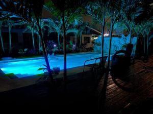 Bazén v ubytování Aqua Heaven nebo v jeho okolí