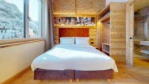 Postel nebo postele na pokoji v ubytování Hotel Gardenia