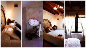 Postel nebo postele na pokoji v ubytování Hosteria Las Fuentes