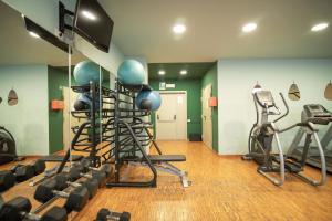 The fitness centre and/or fitness facilities at Residence Panigale