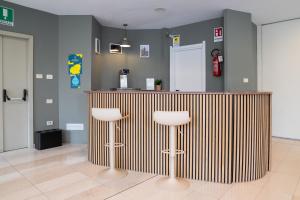 A kitchen or kitchenette at Residence Panigale