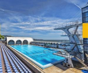a large swimming pool on a cruise ship at Varna Moreto in Varna City