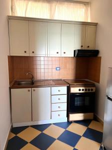 Kuchyň nebo kuchyňský kout v ubytování Hotel Jonufra
