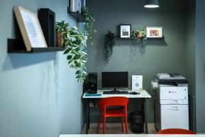 A television and/or entertainment centre at Residence Panigale