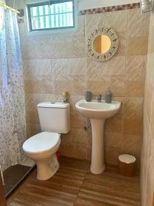 Et badeværelse på Casa Las Achiras