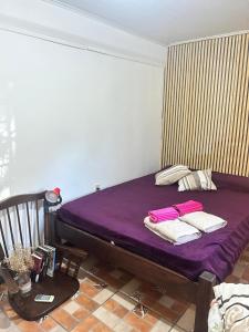 En eller flere senge i et værelse på Casa Las Achiras