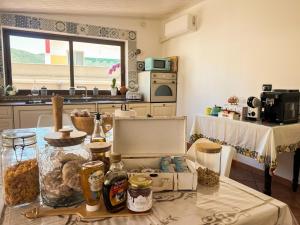 Kuchyň nebo kuchyňský kout v ubytování B&B Il Mare di Terrasini